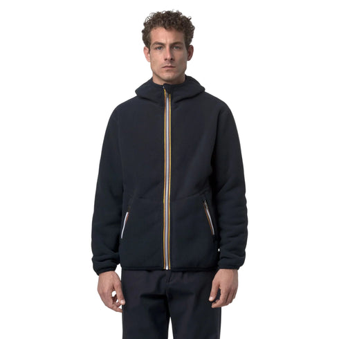 K - Way Giacca imbottita Giubbino Uomo Jack in sherpa reversibile S A25 - KWAYK3132NW - A2B - S - Francavilla Moda